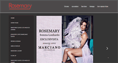 Desktop Screenshot of confezionirosemary.com